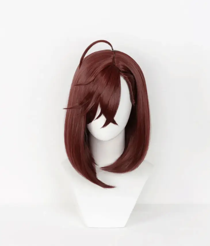Dandadan Momo Ayase Red Brown Cosplay Wig - Image 3