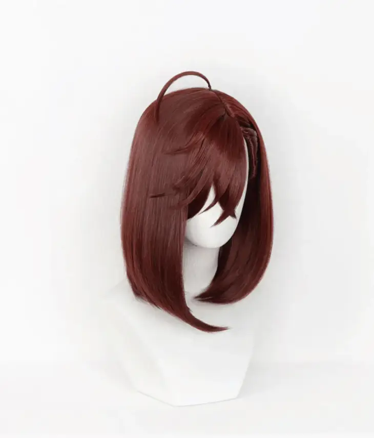 Dandadan Momo Ayase Red Brown Cosplay Wig - Image 2