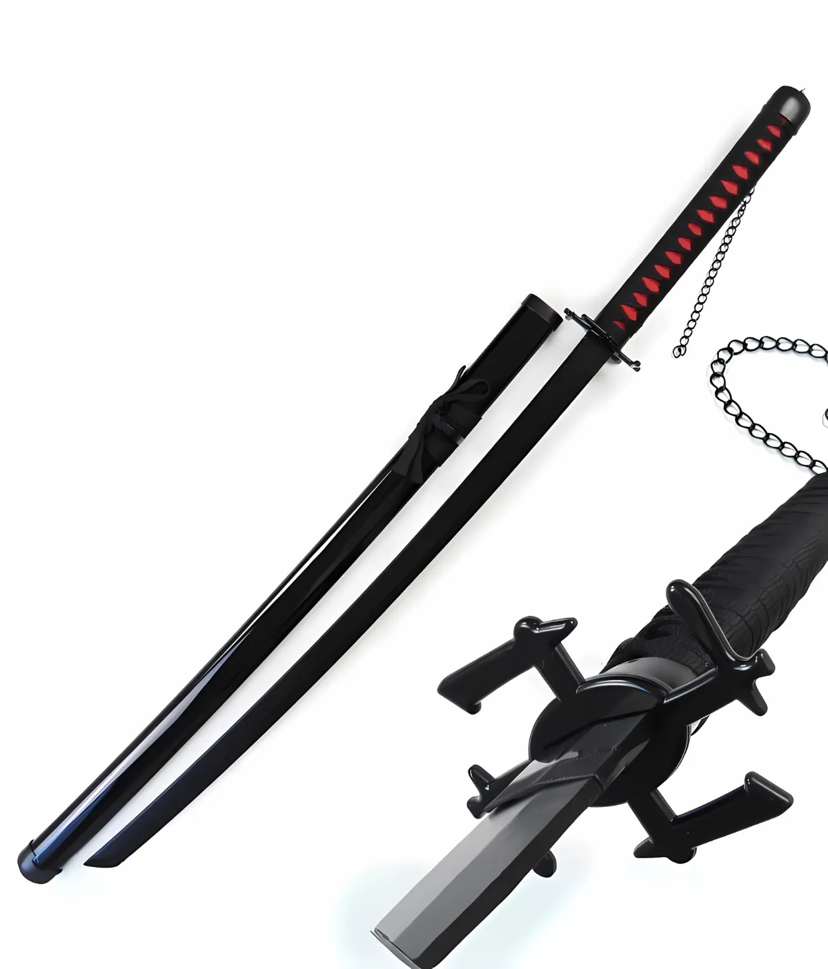 Death Sword Kurosaki Ichigo Zanyue Wuyue Xinyue cos anime props Japanese bamboo sword unsharpened ABS type - Image 3