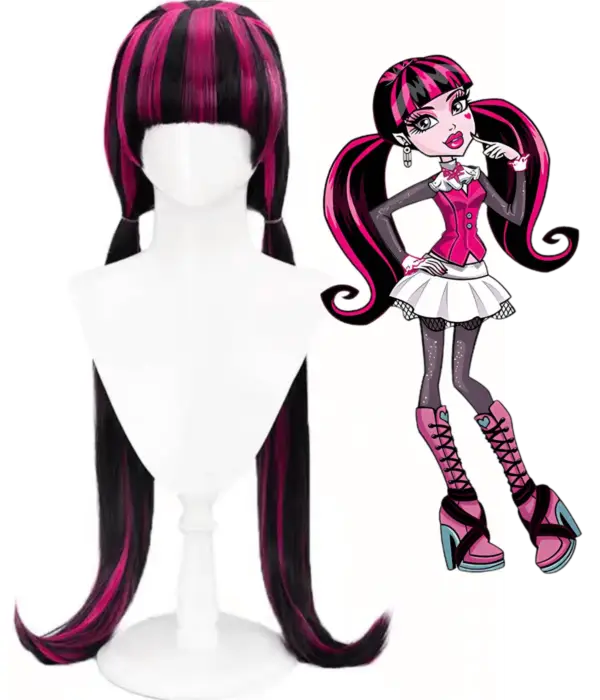 Monster High Draculaura Cosplay Wig
