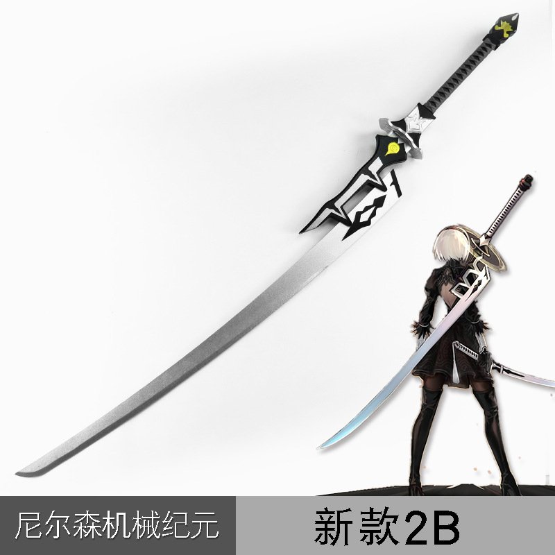 Neil Automata Knife cos steam2B Miss Long Sword 9s White Contract Knife Anime Props. - Image 3