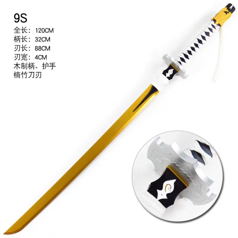 Neil Automata Knife cos steam2B Miss Long Sword 9s White Contract Knife Anime Props. - Image 5