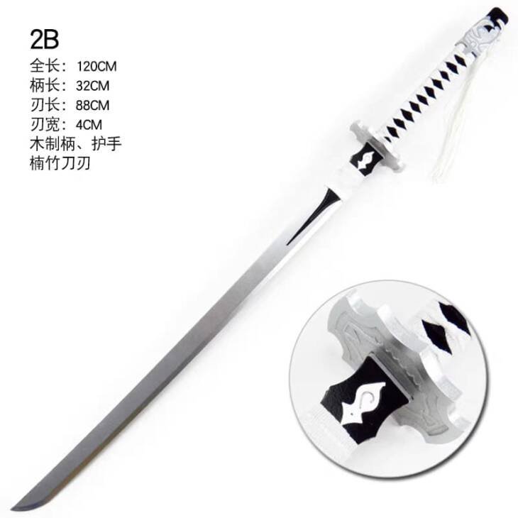 Neil Automata Knife cos steam2B Miss Long Sword 9s White Contract Knife Anime Props. - Image 4