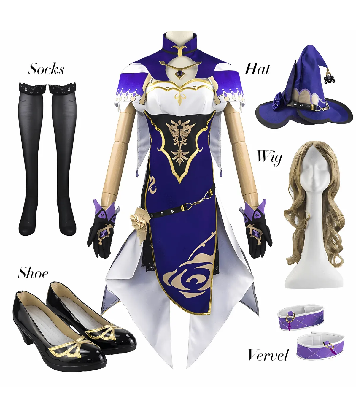 Genshin Impact Lisa Cosplay Costume - Image 8