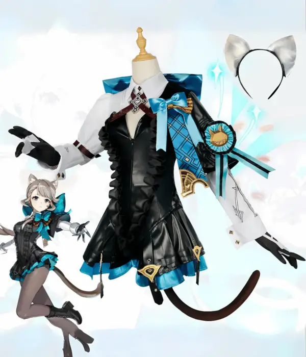 Genshin Impact Lynette Cosplay Costume