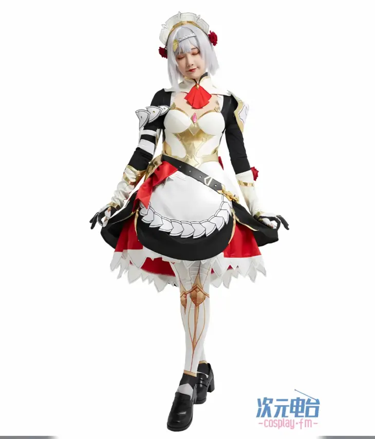 Genshin Impact Noelle Uniform Cosplay Costume
