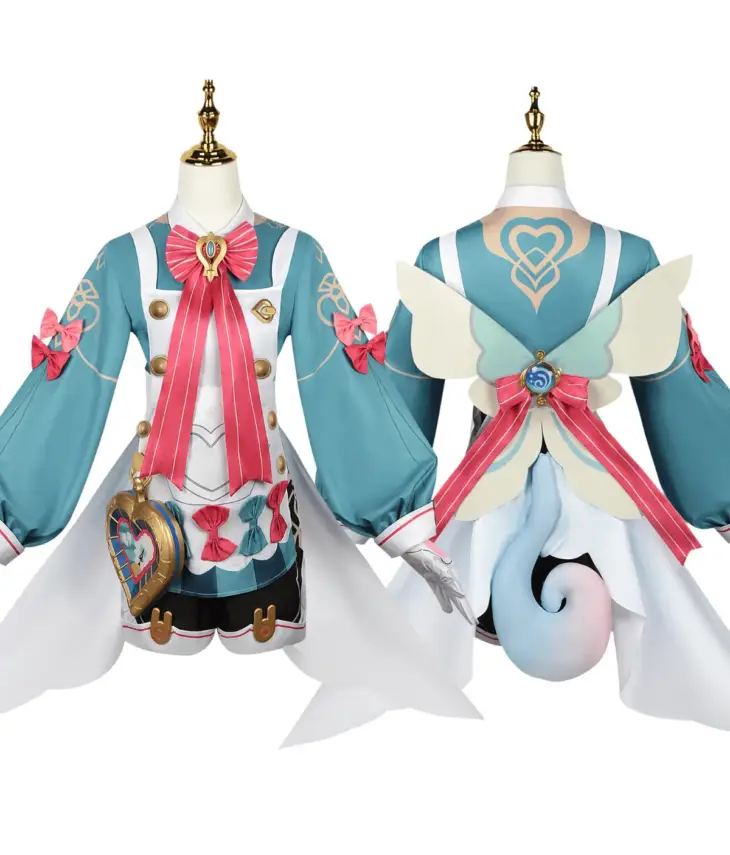Genshin Impact Sigewinne Fontaine Cosplay Costume - Image 3