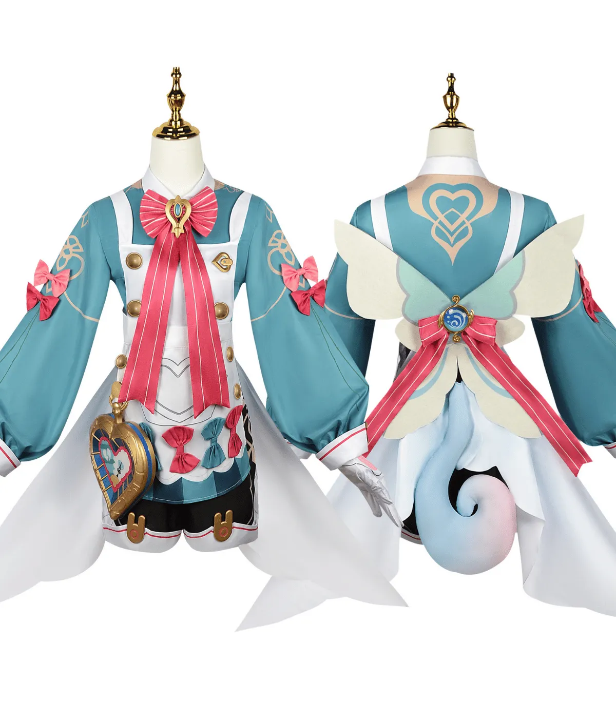 Genshin Impact Sigewinne Fontaine Cosplay Costume - Image 3