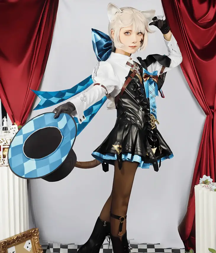 Genshin Impact Lynette Cosplay Costume - Image 4