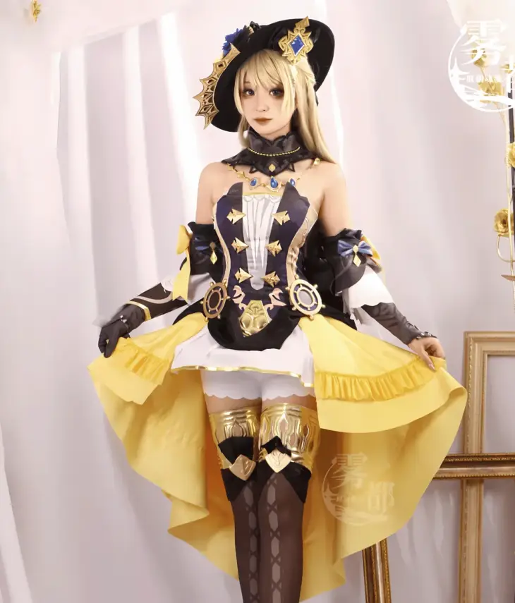 Genshin Impact Navia Fontaine Cosplay Costume - Image 11