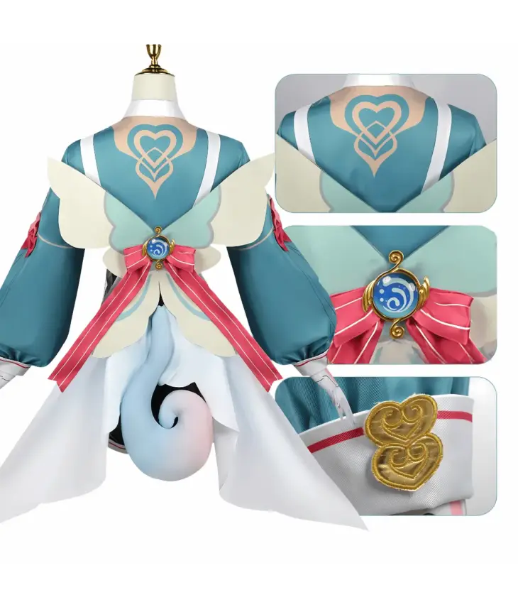 Genshin Impact Sigewinne Fontaine Cosplay Costume - Image 4