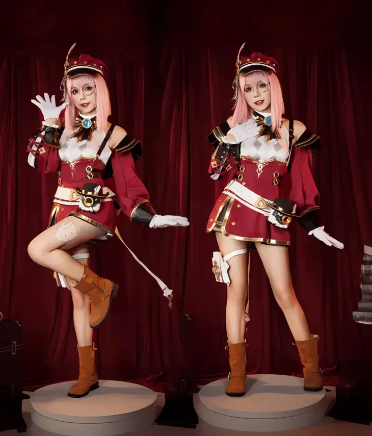 Genshin Impact Charlotte Fontaine Cosplay Costume - Image 2