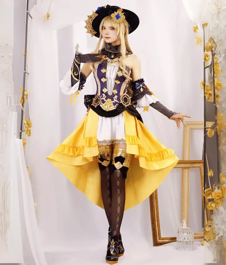 Genshin Impact Navia Fontaine Cosplay Costume - Image 10