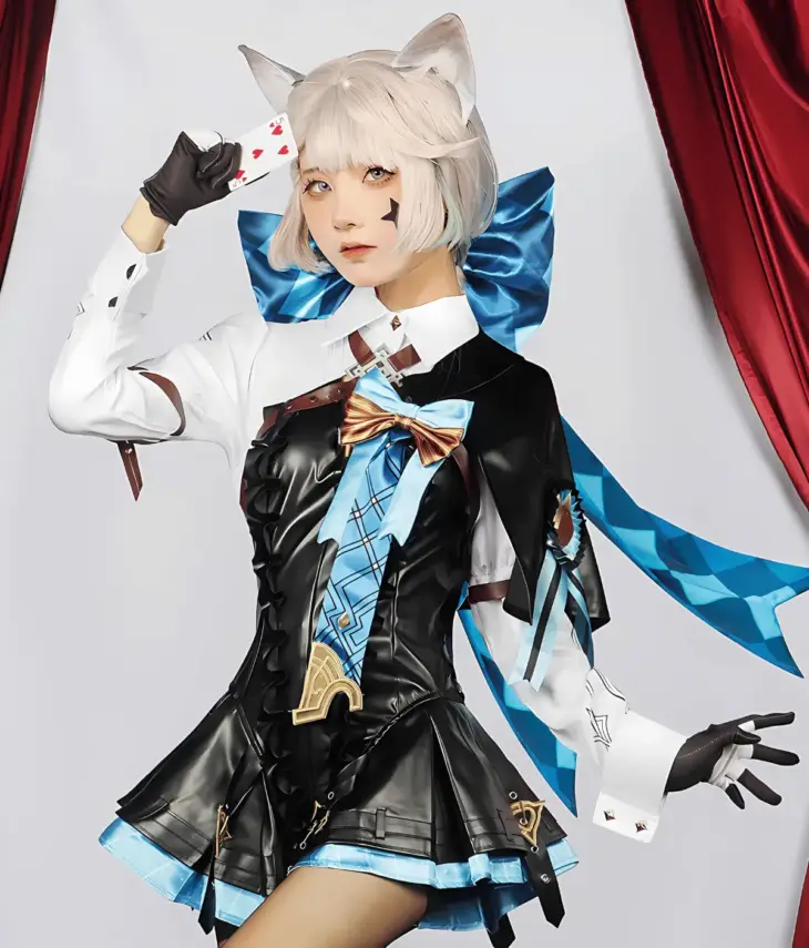 Genshin Impact Lynette Cosplay Costume - Image 2