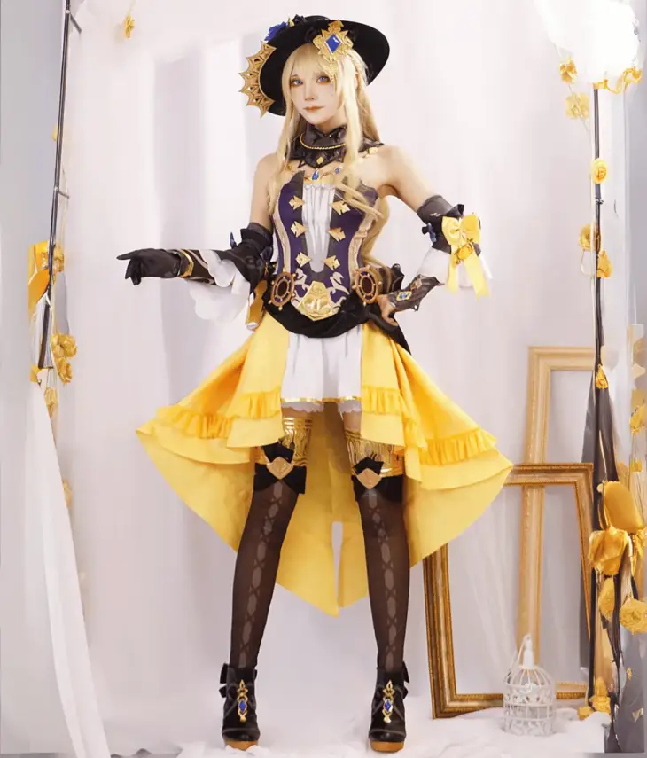 Genshin Impact Navia Fontaine Cosplay Costume - Image 9