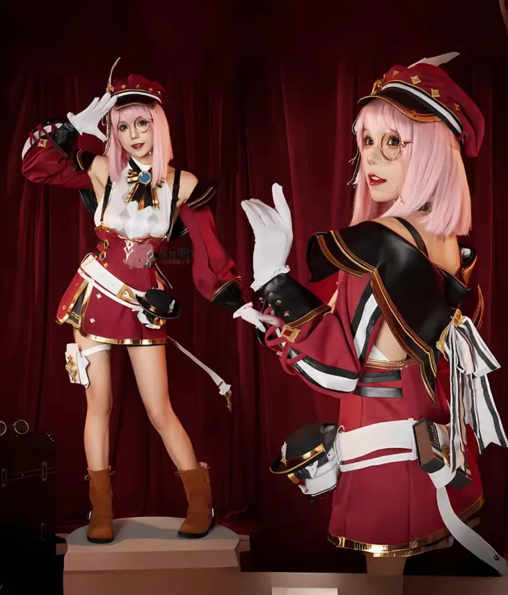 Genshin Impact Charlotte Fontaine Cosplay Costume - Image 4