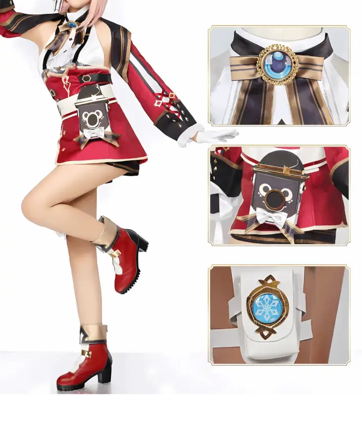 Genshin Impact Charlotte Fontaine Cosplay Costume - Image 5