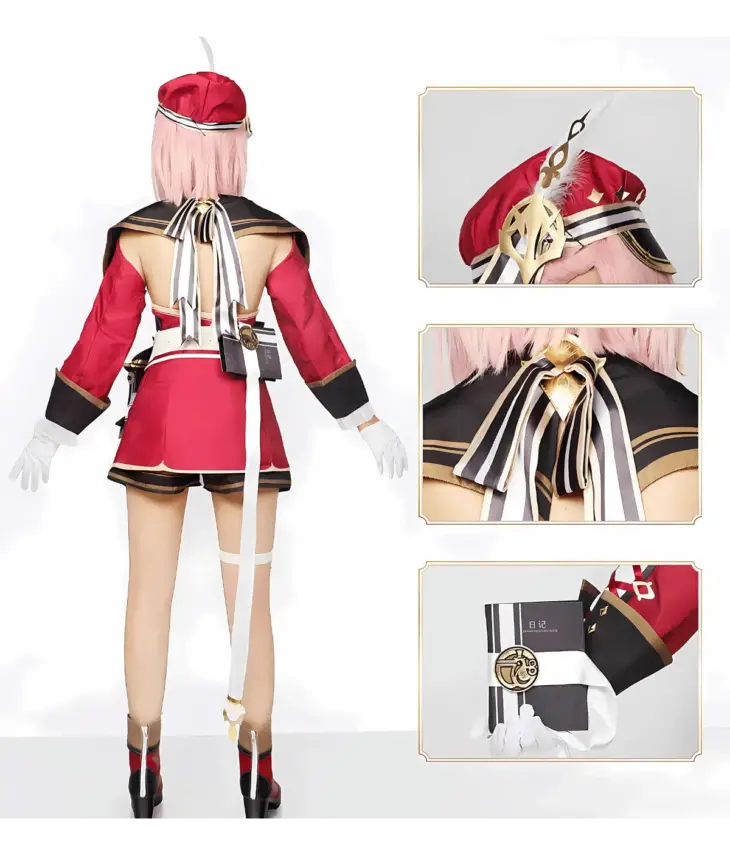 Genshin Impact Charlotte Fontaine Cosplay Costume - Image 6
