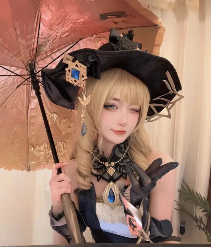 Genshin Impact Navia Fontaine Cosplay Costume - Image 6