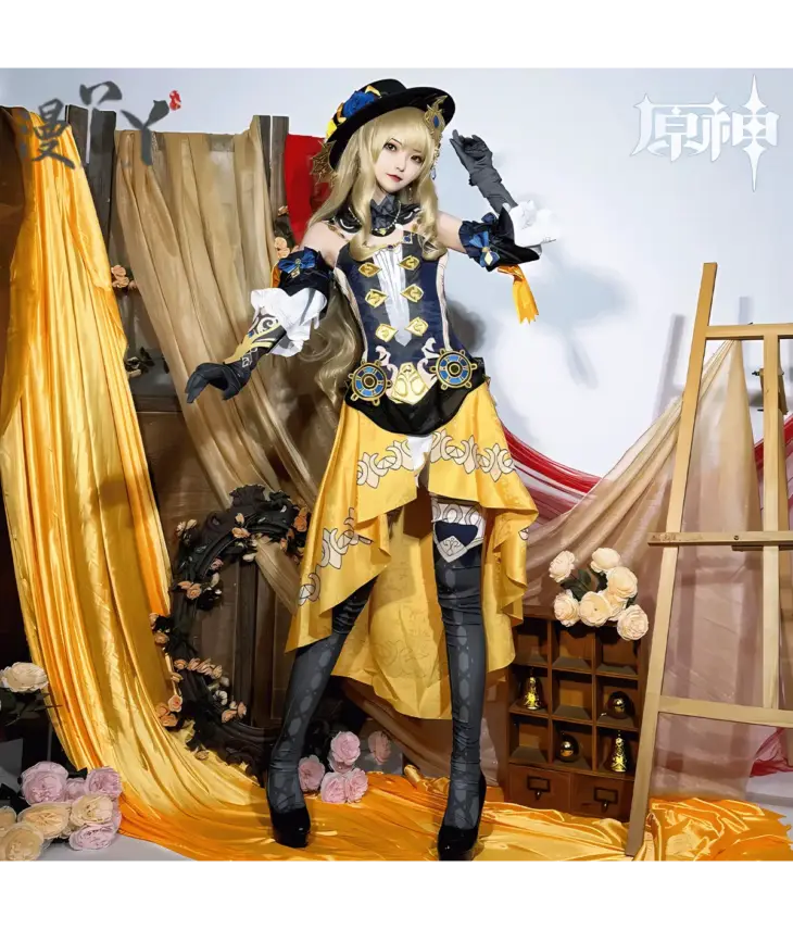 Genshin Impact Navia Fontaine Cosplay Costume - Image 2