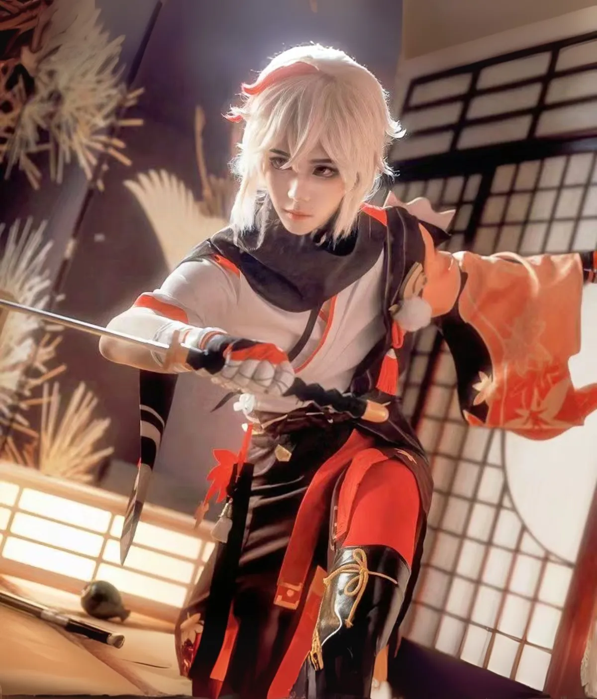 Genshin Impact Kaedehara Kazuha Cosplay Costume - Image 10