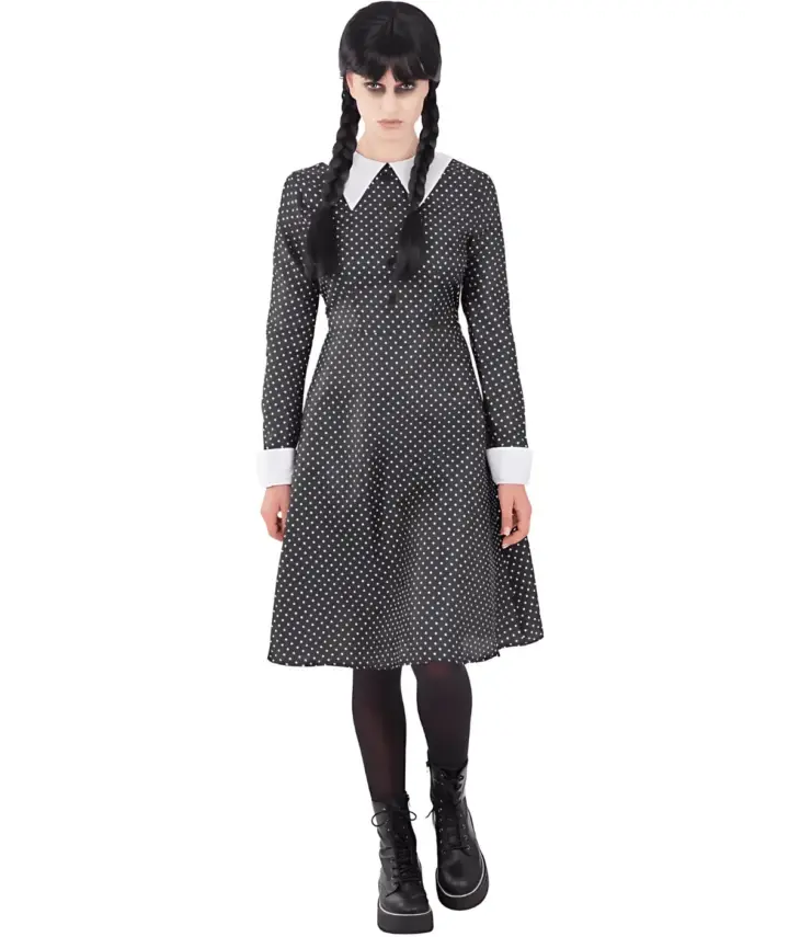 Adult Gothic School Girl Costume - Image 4