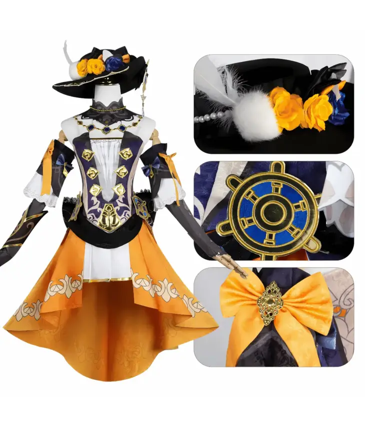 Genshin Impact Navia Fontaine Cosplay Costume - Image 13