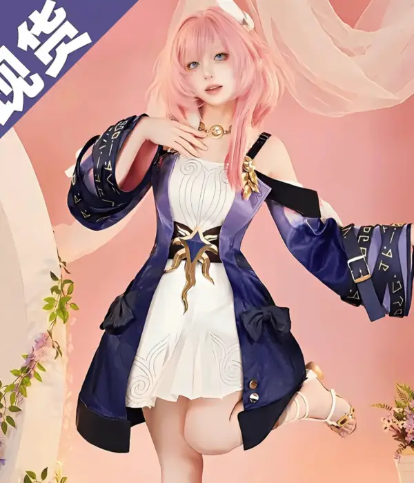 Cyrene Cosplay Costume Game Honkai Star Rail Pink