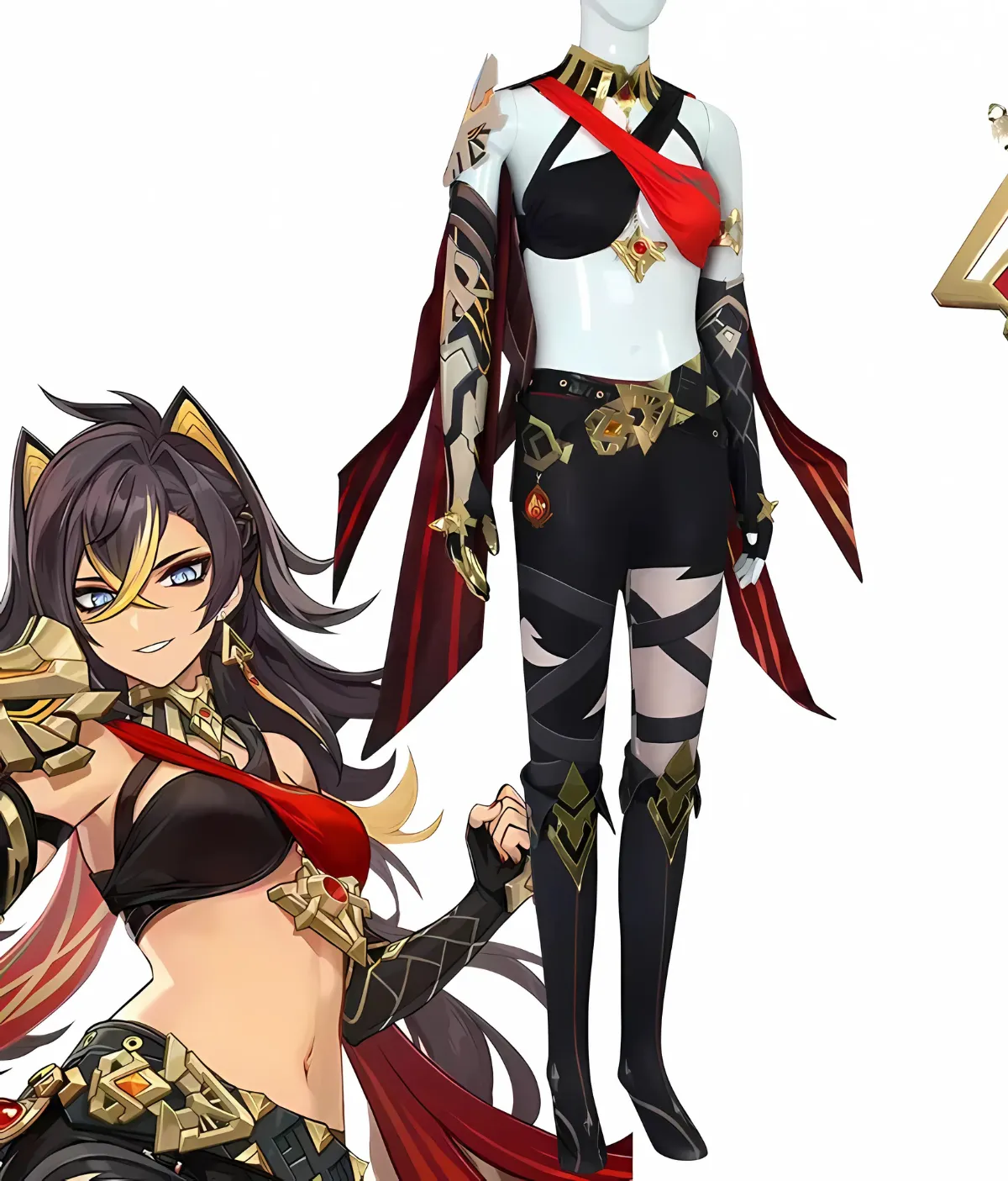 Game Genshin Impact Sumeru Dehya Cosplay Costume - Image 9