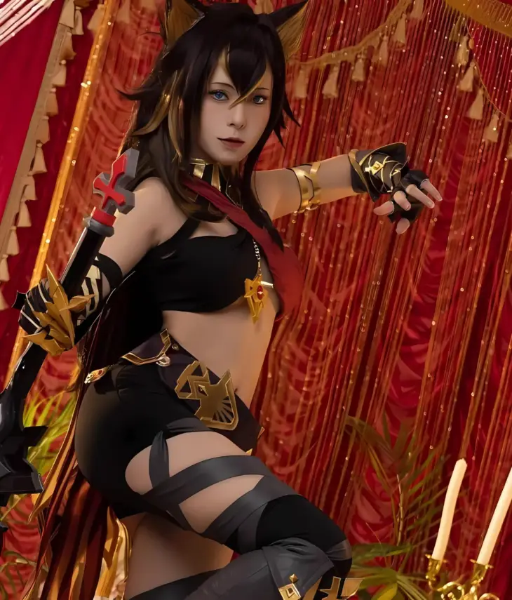 Game Genshin Impact Sumeru Dehya Cosplay Costume - Image 5