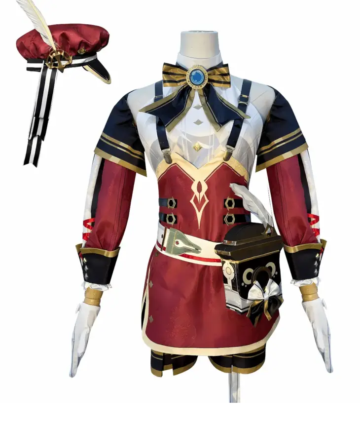 Genshin Impact Charlotte Fontaine Cosplay Costume - Image 7