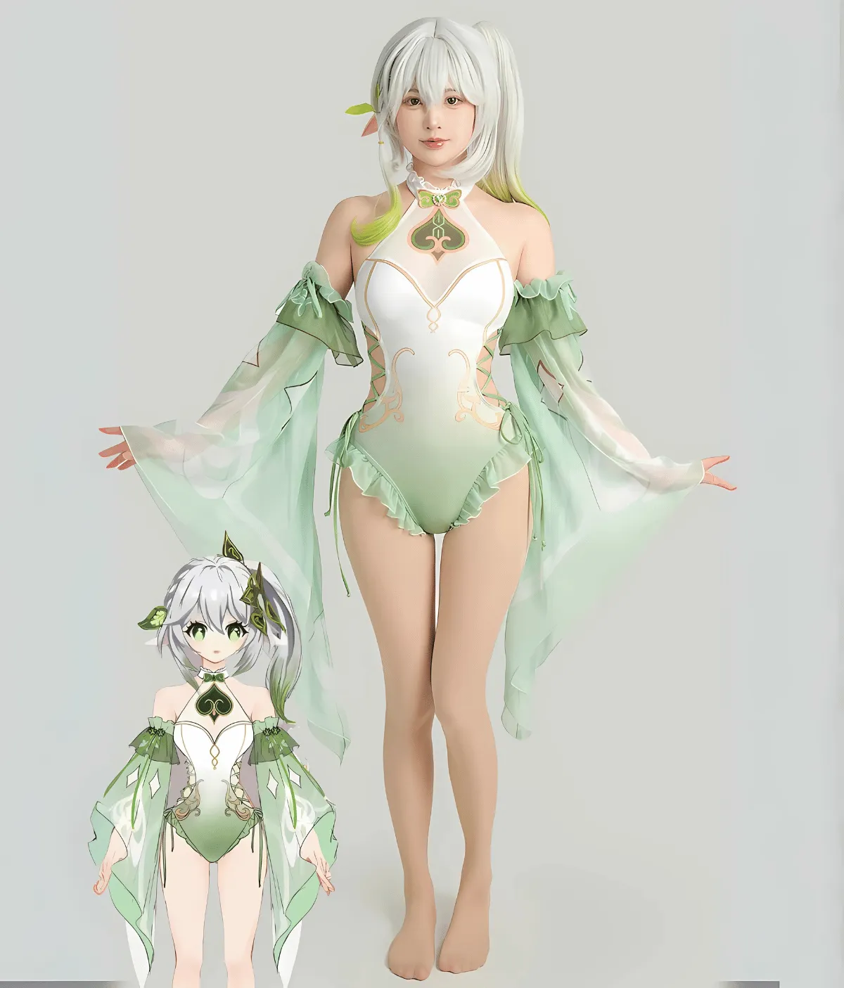 Genshin Impact Nahida Kusanali Cosplay Costume