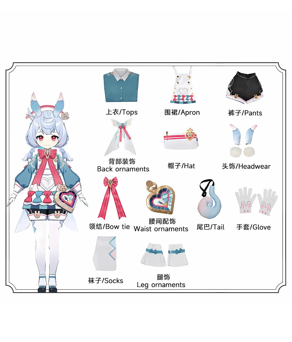 Genshin Impact Sigewinne Fontaine Cosplay Costume - Image 10