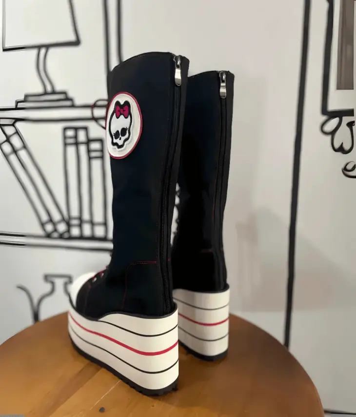 GHOUL - BLACK/WHITE BOOTS - Image 7