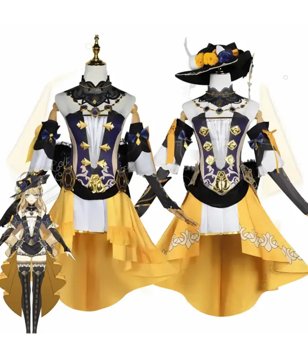 Genshin Impact Navia Fontaine Cosplay Costume