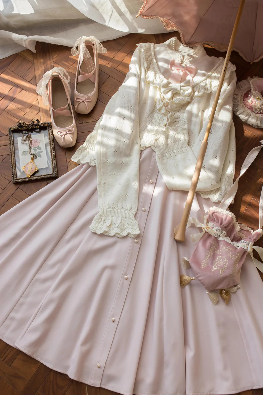 MIST - Nainai - Vintage Lolita Knitted Cardigan - Image 7