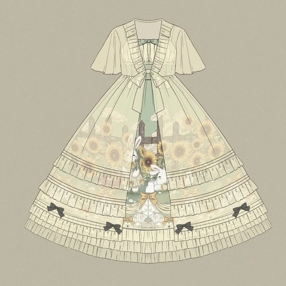 Your Princess - Sunflower - Elegant Lolita JSK Dress - Image 14