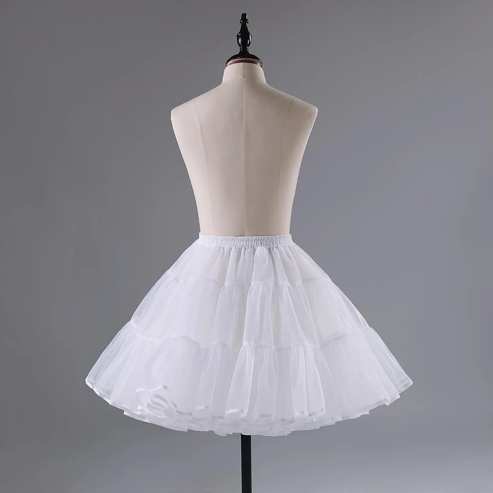 Noloria - 17.7" (45 cm) Organza Hoopless Lolita Puffy Petticoat - Image 8