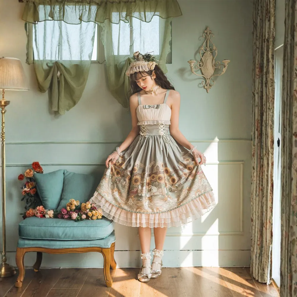 Your Princess - Sunflower - Elegant Lolita JSK Dress - Image 6