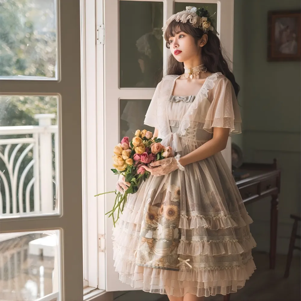 Your Princess - Sunflower - Elegant Lolita JSK Dress - Image 7