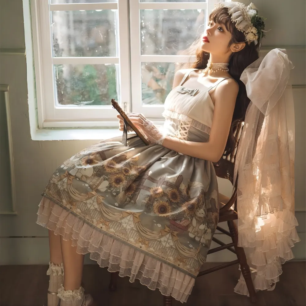 Your Princess - Sunflower - Elegant Lolita JSK Dress - Image 9