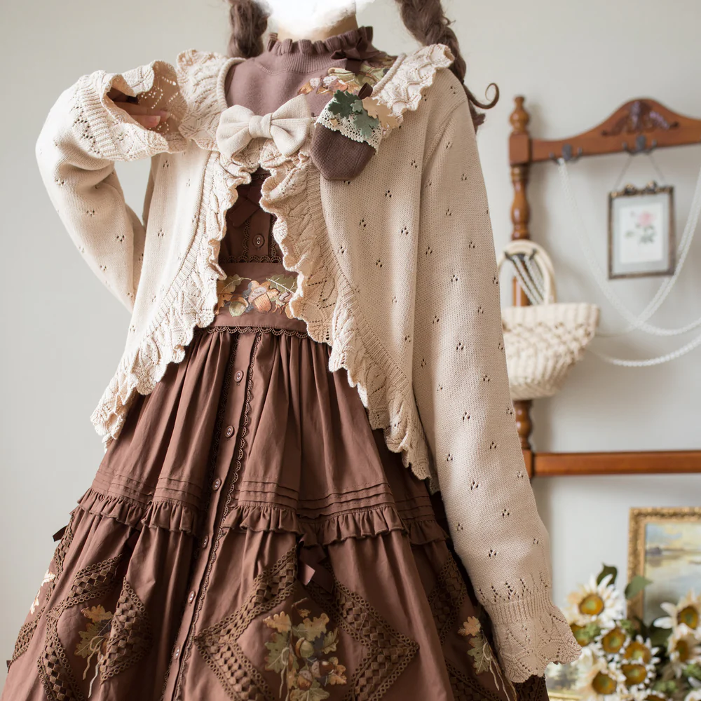 MIST - Nainai - Vintage Lolita Knitted Cardigan - Image 8