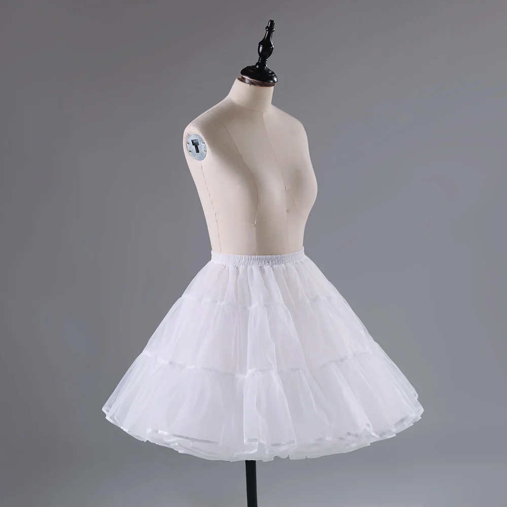 Noloria - 17.7" (45 cm) Organza Hoopless Lolita Puffy Petticoat - Image 7
