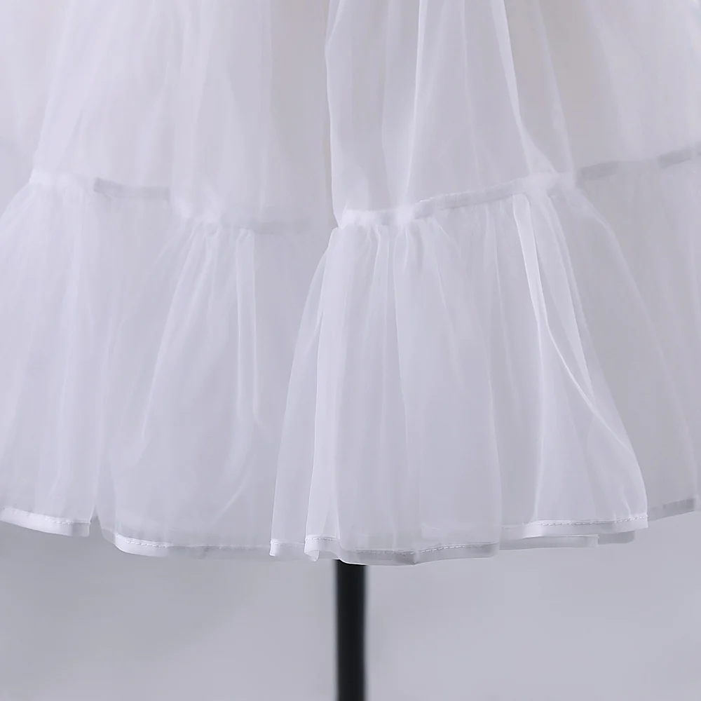 Noloria - 17.7" (45 cm) Organza Hoopless Lolita Puffy Petticoat - Image 10